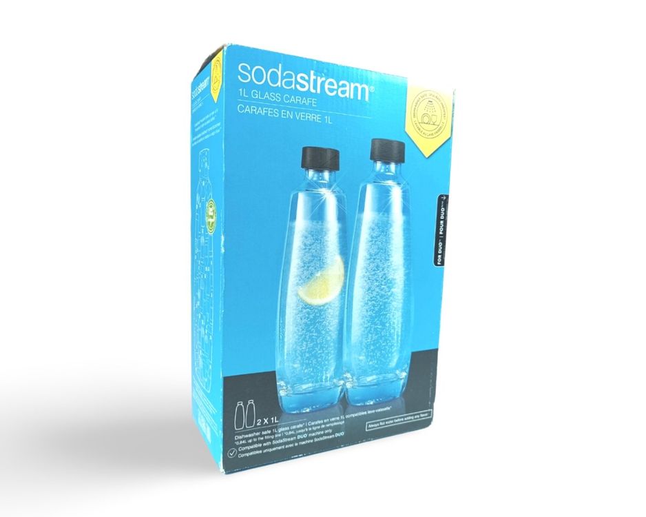 Soda Stream Bouteille verre 615ml Duopack
