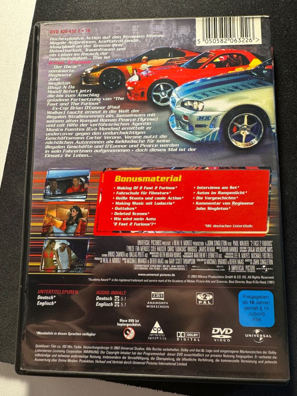 Tutti i DVDs: 2 Fast 2 Furios - DVD – Usato da Giswil venduto da michivonah 1