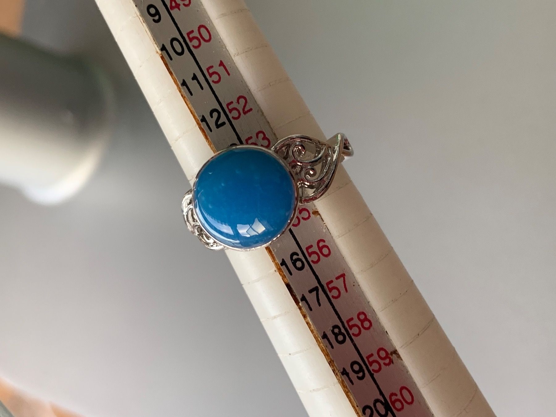 Ringe: Ring temperatur-hellblau – Neu (gemäss Beschreibung) aus Laufen von Bellebellezza 3