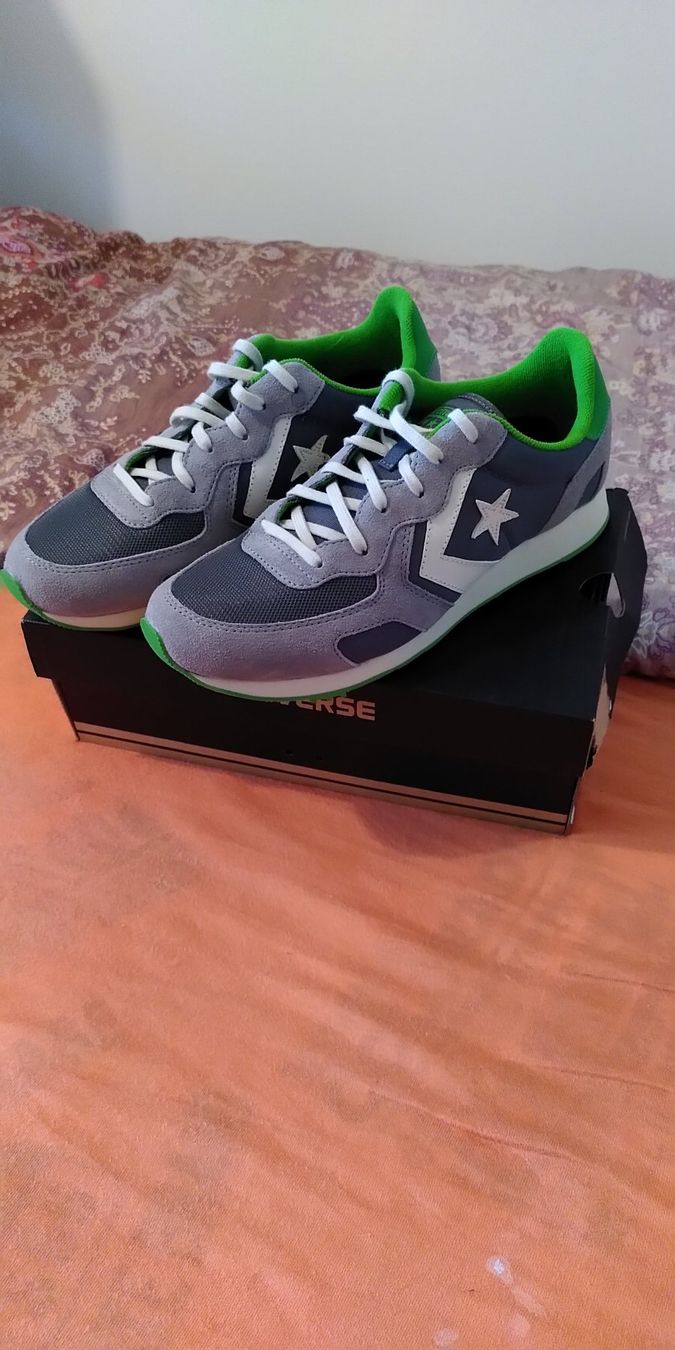Converse Scarpe da uomo: Converse Sneaker in Grau, Weiss, Grün Gr. 43 – Nuovo e nell'imballaggio originale da Zürich venduto da alessa88 3