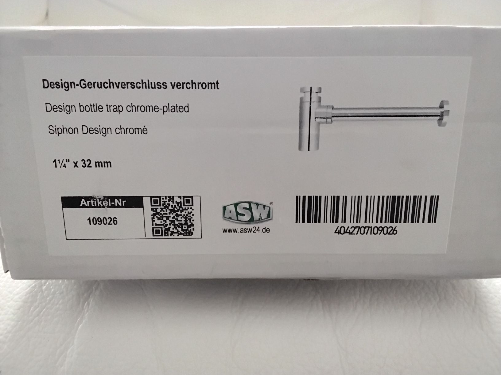 Tutte le decorazioni: Neuer Desing Siphon – Nuovo e nell'imballaggio originale da Bubendorf venduto da hoyasu
