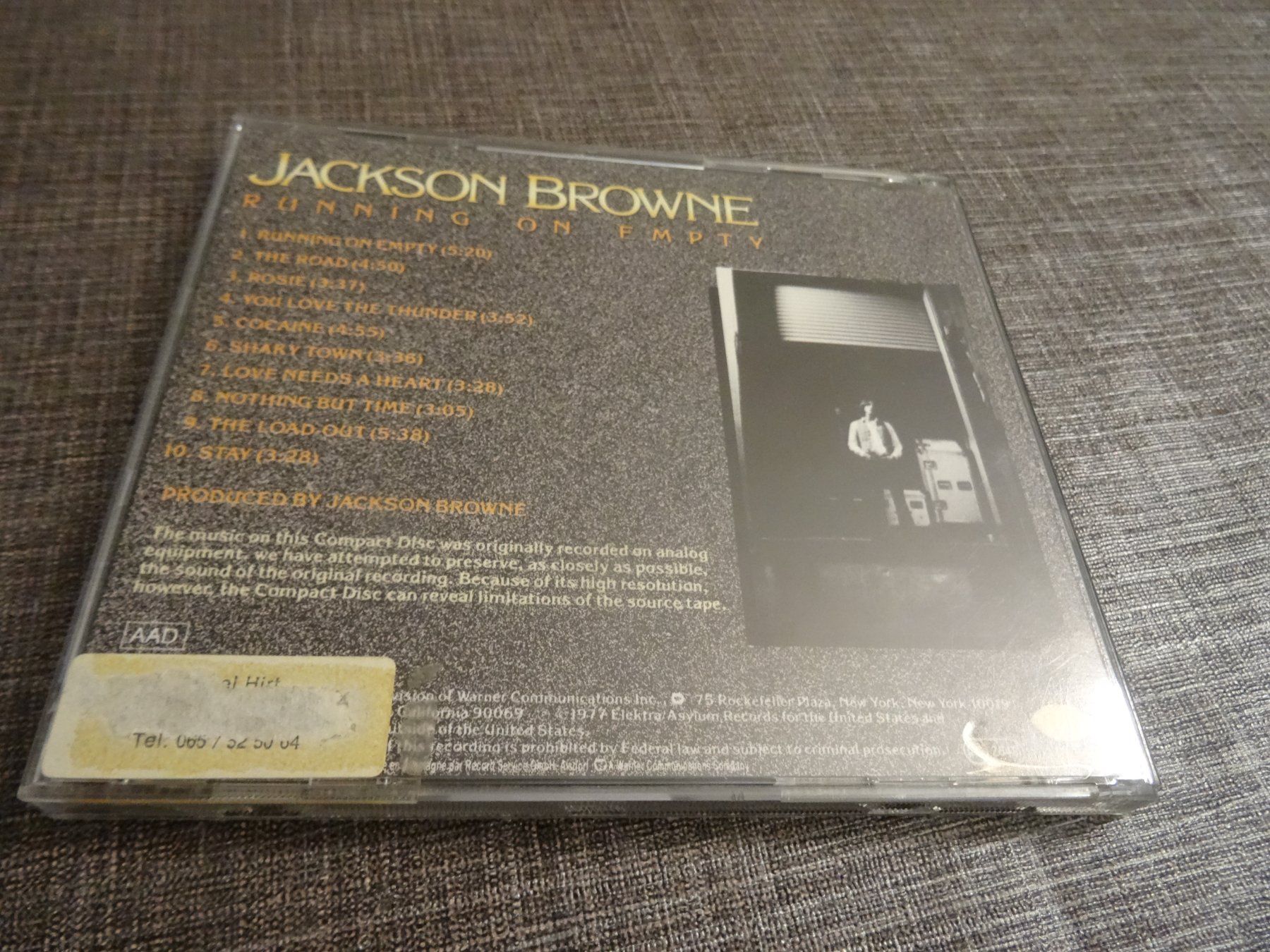 CD: Jackson Browne Running on Empty CD – Usato da Olten venduto da Disc-Ausverkauf 1