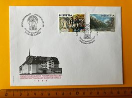 FDC Gemeinschaftsausgabe Russland Schweiz 1999 Suworow