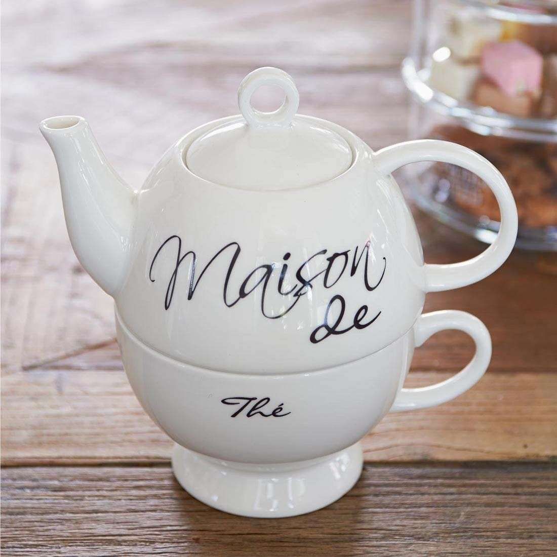 Riviera Maison Teiere: Rivièra Maison 1 Stück Tea for one – Nuovo (secondo la descrizione) da Schaan venduto da mugerle 1