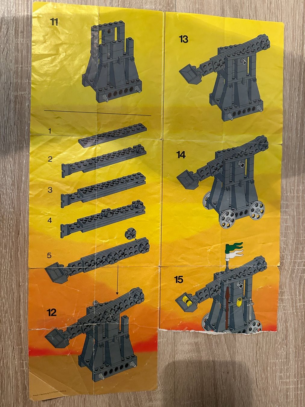 Legoland Kit di costruzioni: LEGO 6030 Catapult – Usato da Basel venduto da Don-Angel 6