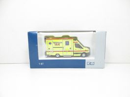 Rietze H0 61797 MB Sprinter Ambulances 144 Sud Fribourgeois