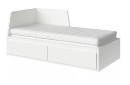 Tagesbett (200x80/160) weiss mit Schubladen guter Zustand