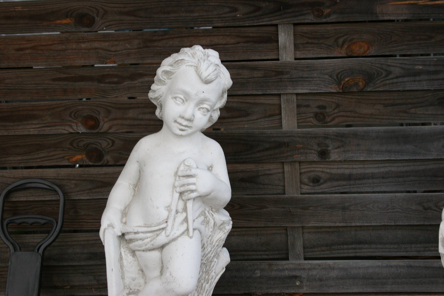 Statuette: 2 STEINFIGUREN (ENGELSTIL) – Usato da Wauwil venduto da Vintagesky 4