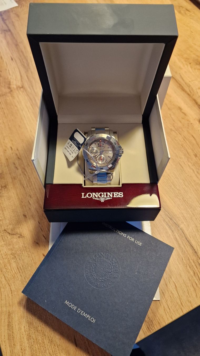 Longines Orologi: Longines HydroConquest Automatic Chronograph. JAMAIS PORTEE – Nuovo e nell'imballaggio originale da Bassins venduto da Rooikat7 6