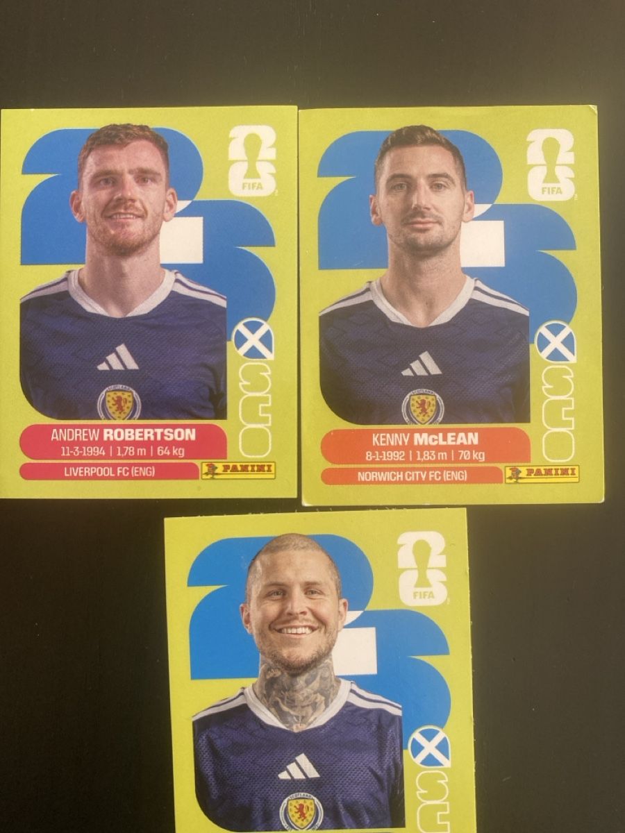 Panini Sammelbilder & Trading cards: PANINI SCO 6-16-18 – Gebraucht aus Baden von Dunkelheit