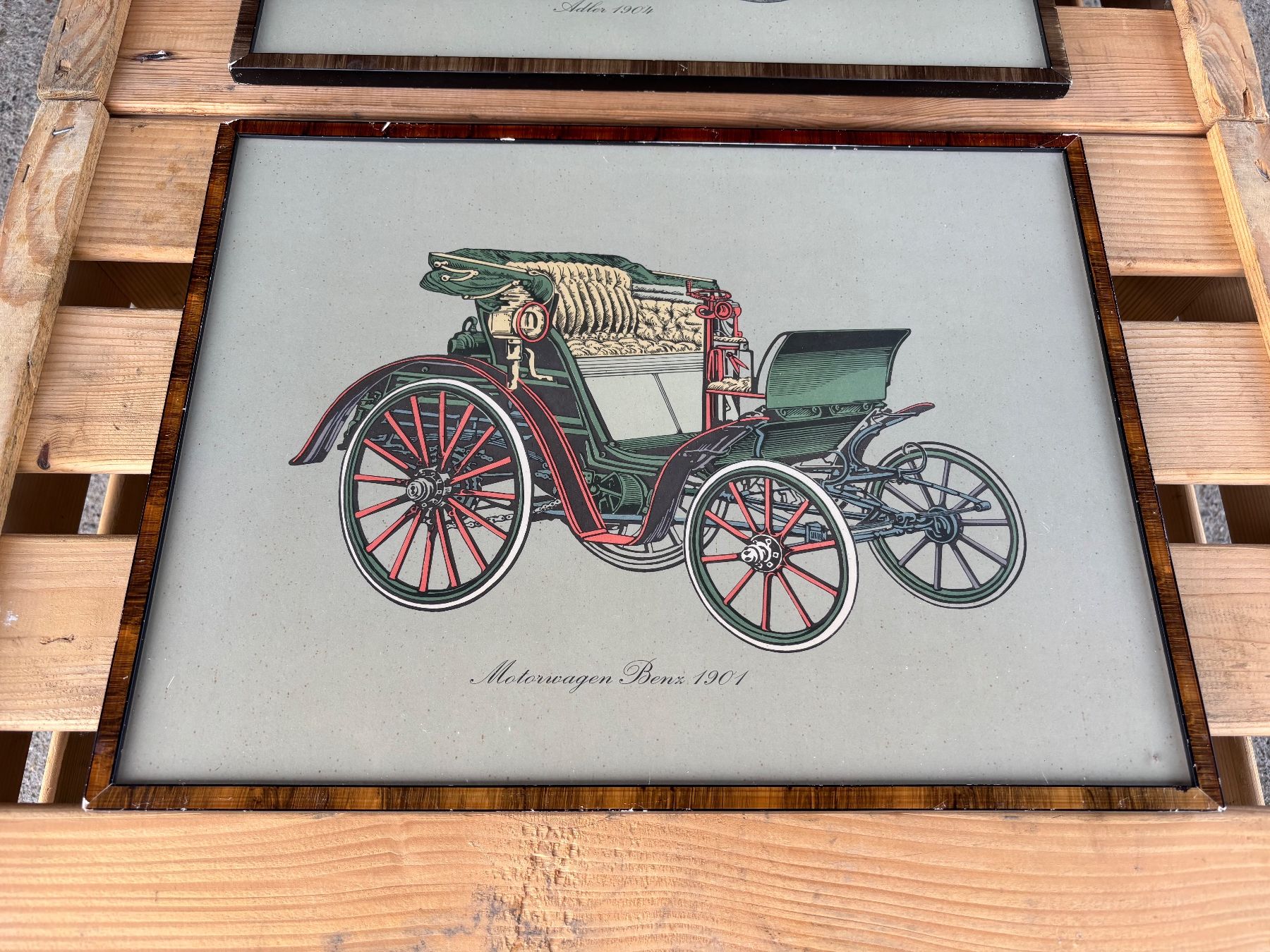 Kutschen: 2 schöne alte Oldtimer Bilder – Gebraucht aus Feldbach von Olive1 4