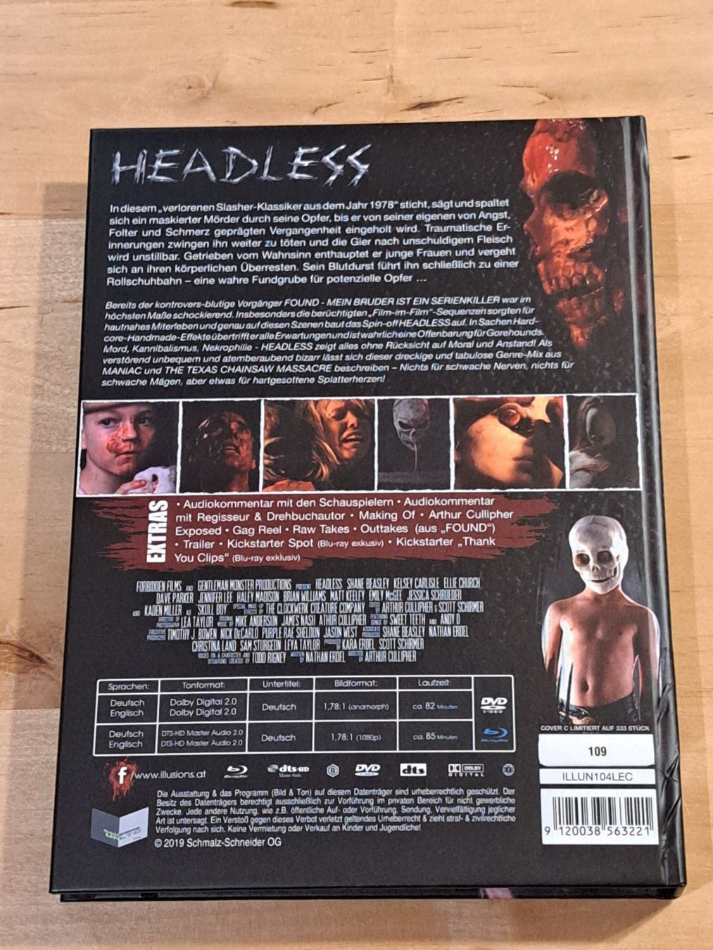 Tutti i DVDs: Mediabook Headless mit Blu-ray und DVD – Nuovo (secondo la descrizione) da Unterseen venduto da Kanica 1