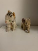 Elefant von Steiff , Katze von Hermann 