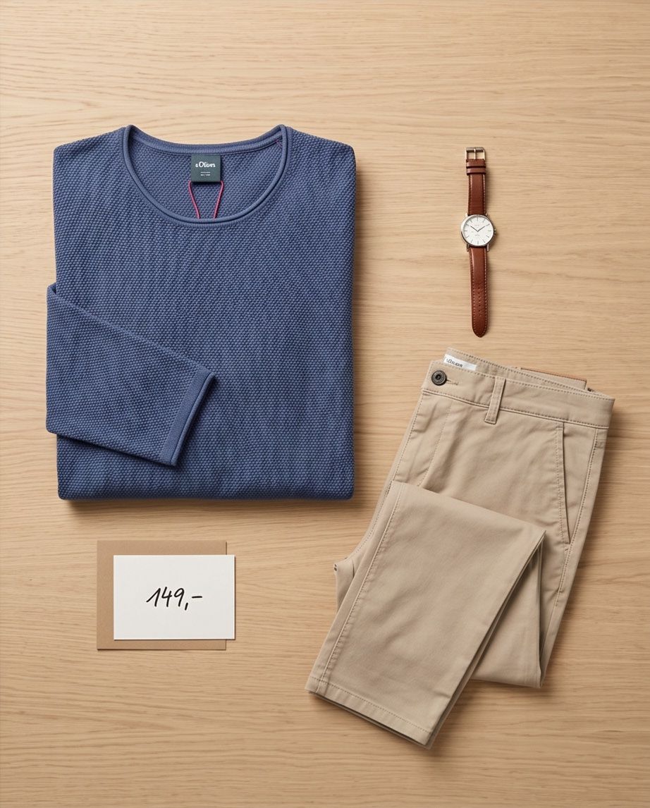S.Oliver Pullover & Sweatshirts: S.Oliver pull bleu homme - neuf - XL – Gebraucht aus Vuisternens-Romont von gol_xp6p