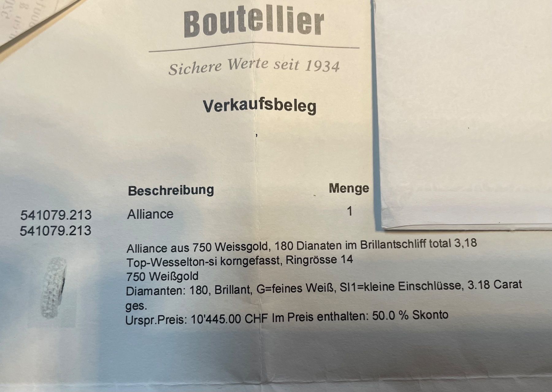 Anelli: Diamant Ring – Nuovo (secondo la descrizione) da Obergösgen venduto da Rromi1 2