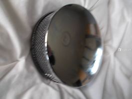 Luftfilter rund verchromt