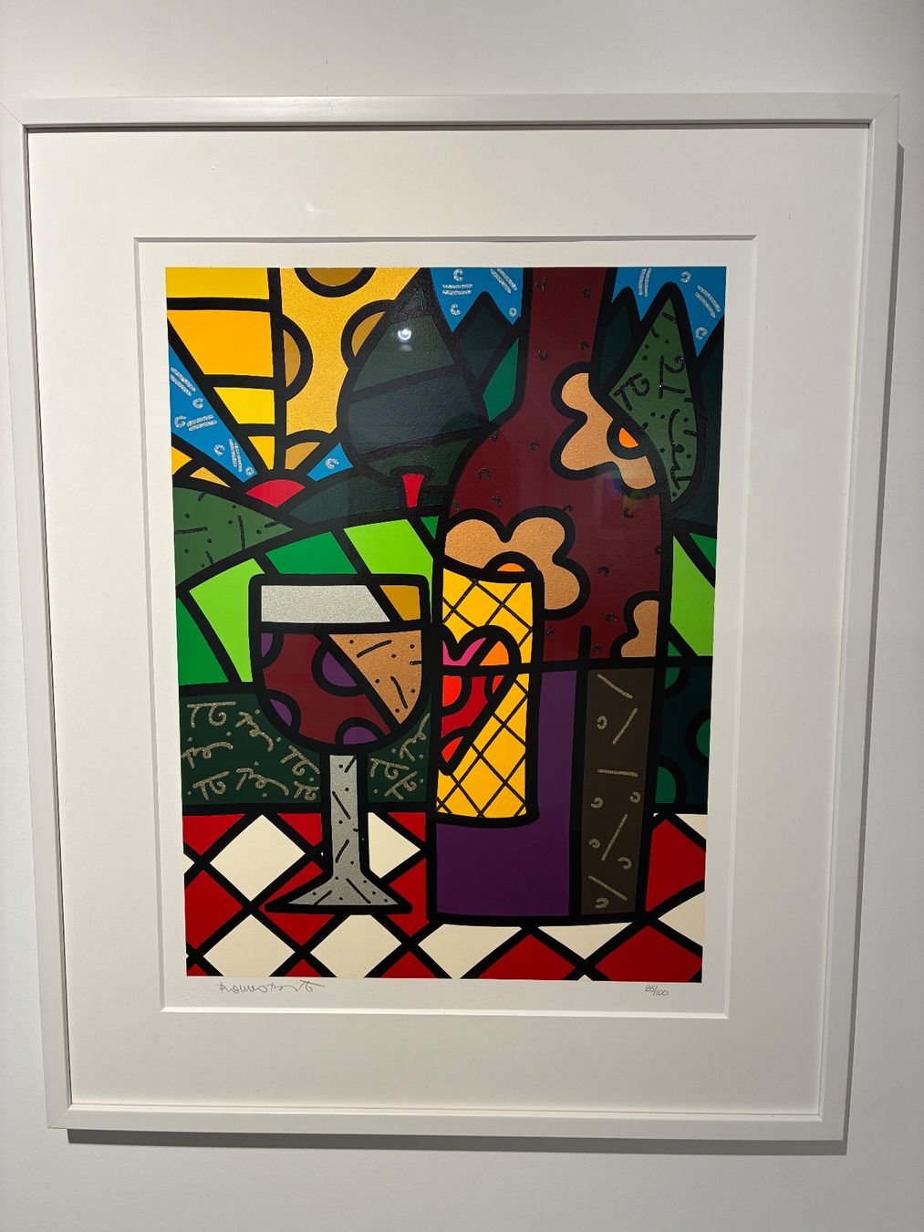Gemälde: Romero Britto / Red Wine – Gebraucht aus Berg TG von Blabla80