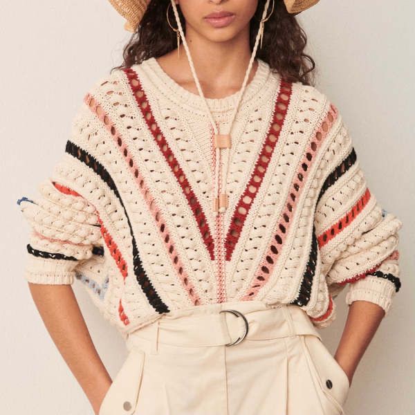 Ba&Sh Maglioni & Felpe: BA&SH Gardy Crochet Knit Pullover Sweater – Usato da Münchenstein venduto da B771