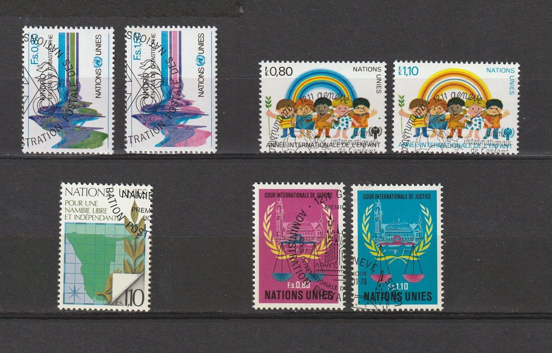 Alle Briefmarken: UNO - Marken in Schweizer Währung 1979 – Neu (gemäss Beschreibung) aus Buttisholz von wbr_wdw8