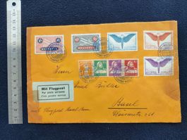 1924 - Flugpost Basel Mustermesse / Umschlag ⦿
