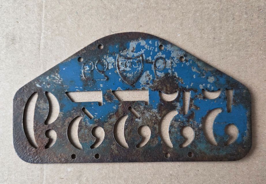 Sachs Insegne: Velonummer VD 1929 Plaque Velo – Usato da Schenkon venduto da Uhu007 2