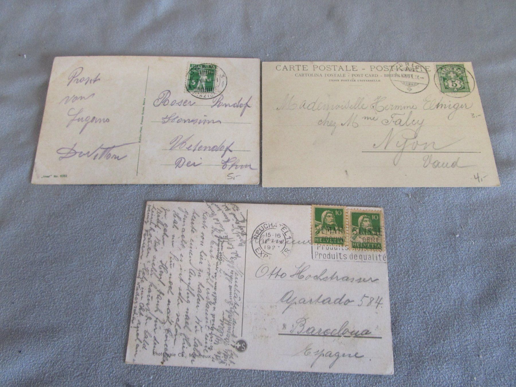 Cartes postales: 50 verschiedene ältere Schweizer Ansichtskarte – D'occasion à Rupperswil par Ema10 9
