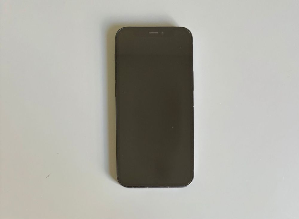 iPhone 12 Mini, 128 Go, Noir Écran cassé, pièces détachées (D