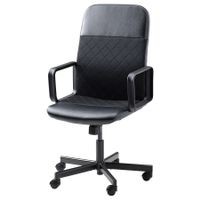 IKEA RENBERGET Swivel Chair – Black (Bomstad)