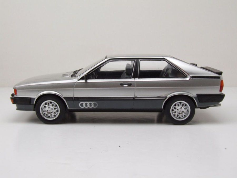 Audi Modellautos: Audi Coupé GT B2 Phase I 1980-1982 silber met. / schwarz / – Neu und originalverpackt aus Gerlafingen von espero88 2