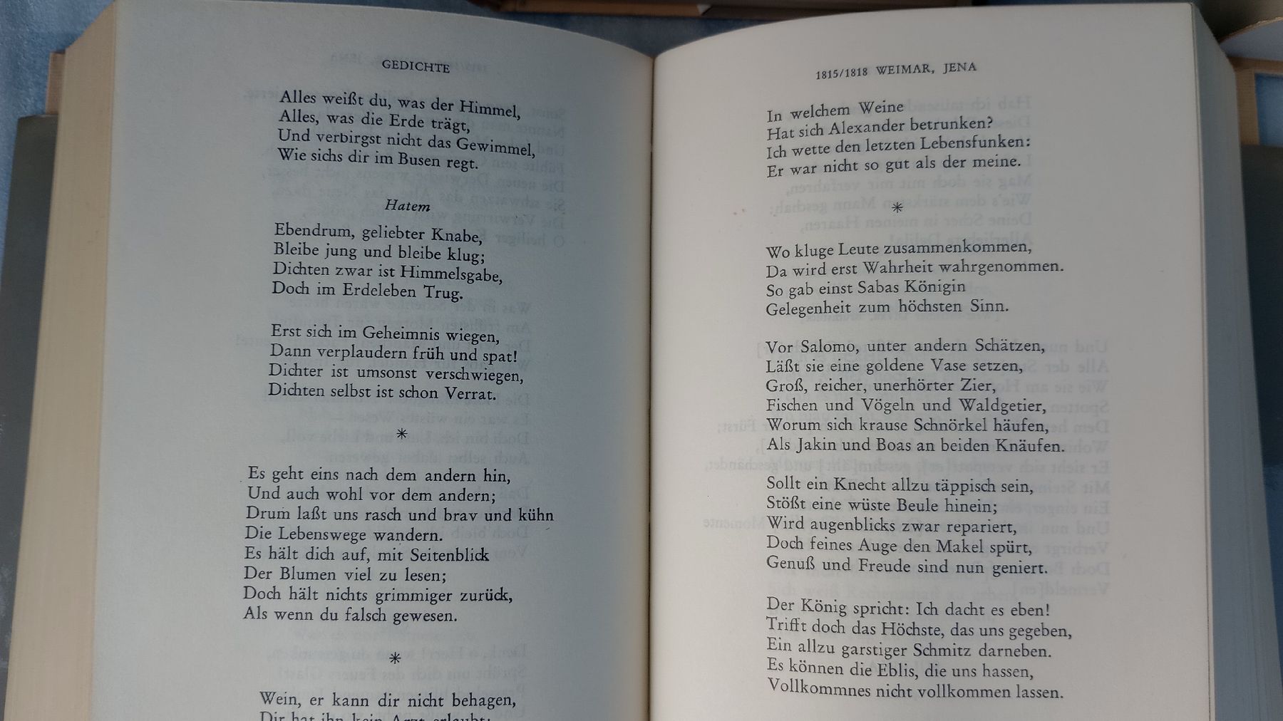 Libri: Goethe Werke in 8 Band – Usato da Lonay venduto da DanBadoux 2