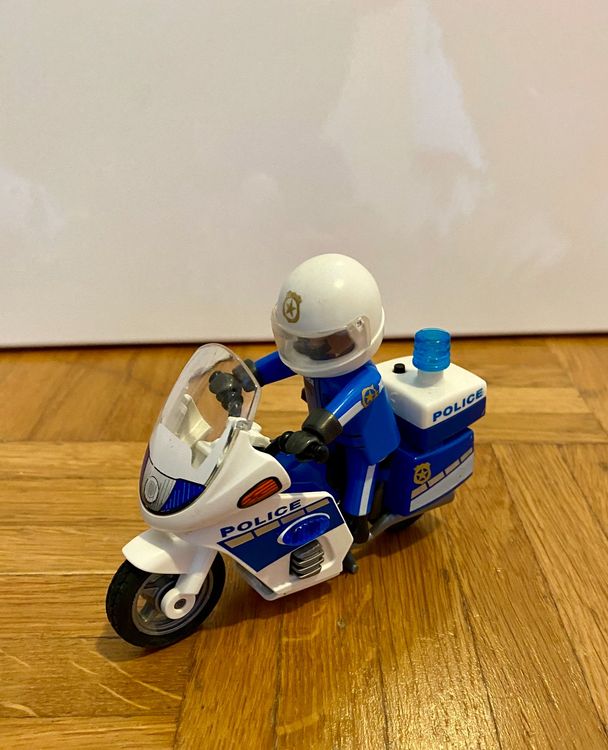 Faszinierend Playmobil Motorrad Polizei Ebenbild