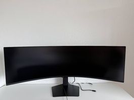 Ultrawide Monitor Schwarz guter Zustand