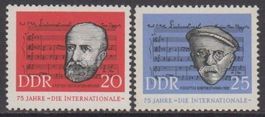 Deutschland (DDR) 1963 Jubilaeum Hymne-Hymne Internationale