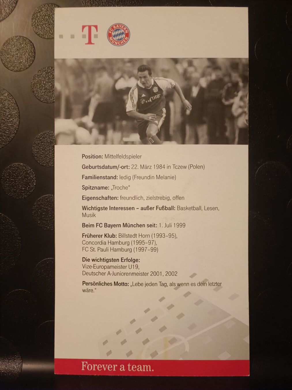 Autografi: Piotr Trochowski - Bayern München - handsigniert – Usato da Menziken venduto da Artographs 1