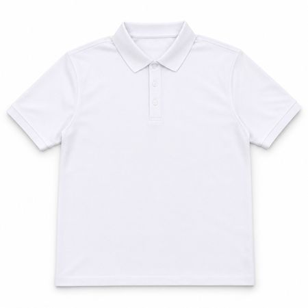 Poloshirt weiss - Unisex