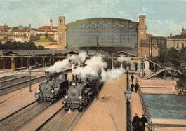 Zürich Bahnhof: Bahnhofsausfahrt (1871-1902)