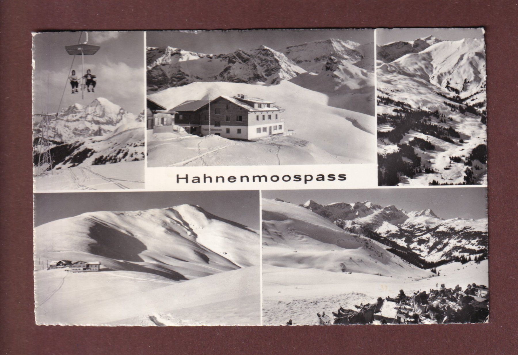 Ansichtskarten: HAHNENMOOSPASS - 5 Bilder – Gebraucht aus Pully von nicecards-shop
