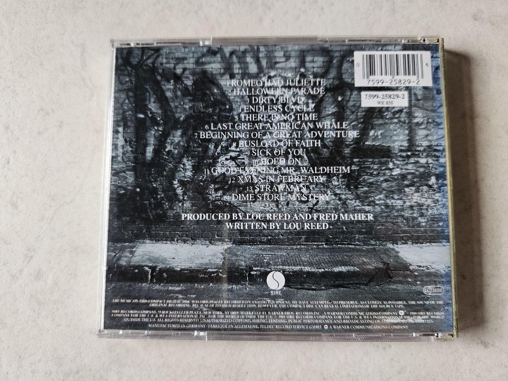 CD: Lou Reed  -  New York – Usato da Schneisingen venduto da backstore24 1