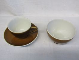 Rössler Set Kaffetasse mit Unterteller l