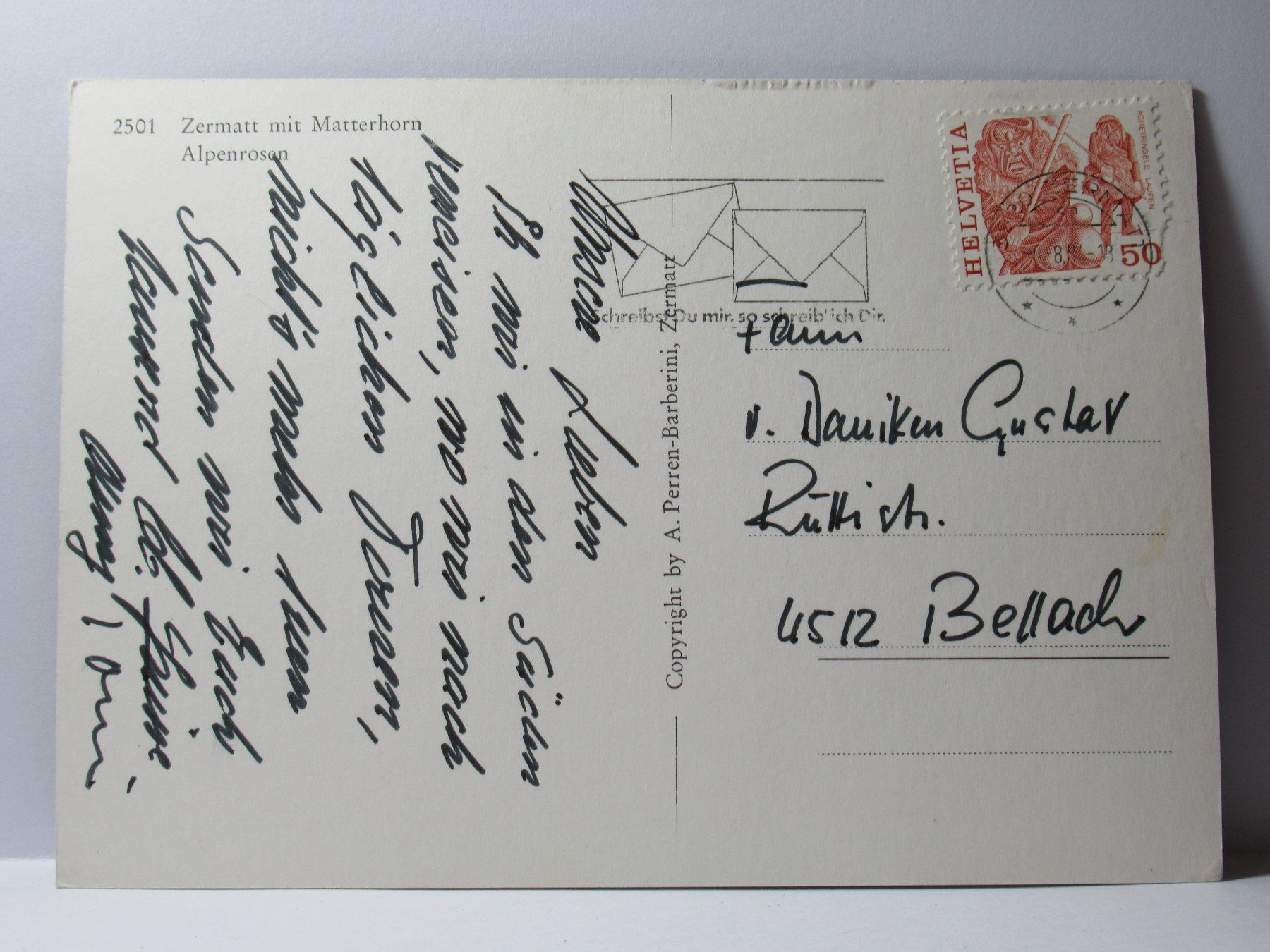 Cartes postales: Matterhorn , Zermatt – D'occasion à Grenchen par Bluemchen1900 1