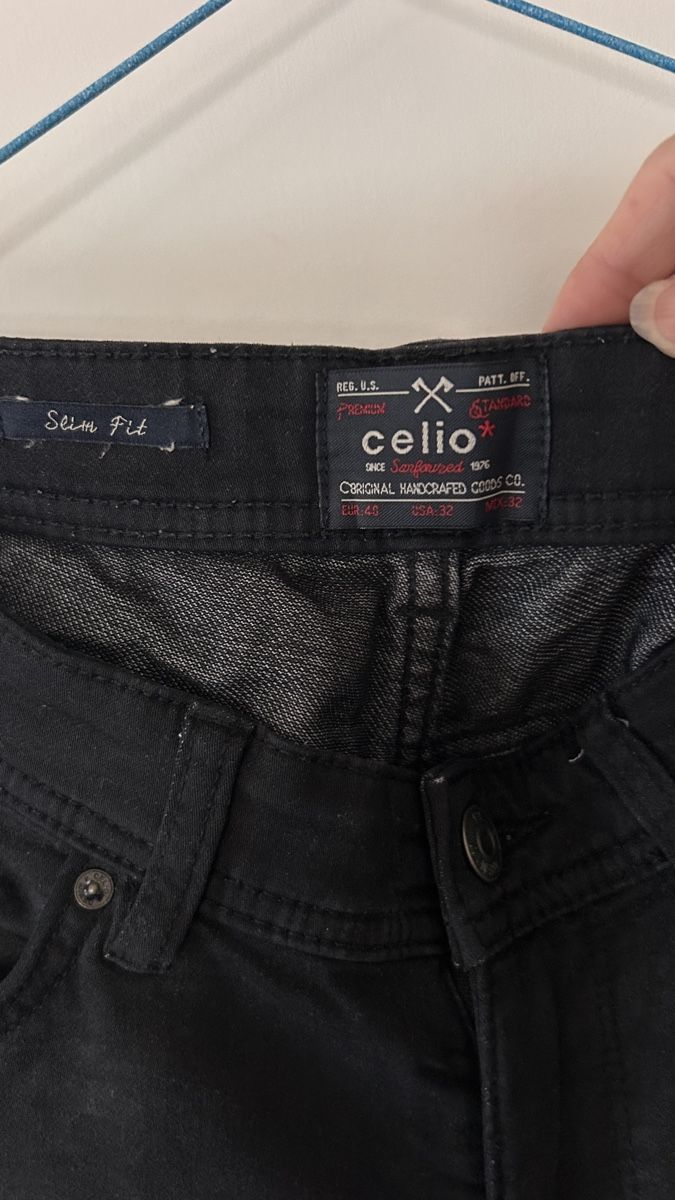 Jeans: Celio Jeans Slim Fit Black Size 32 – Usato da Genève venduto da Noemie.wrmsi 2