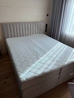 Edles Boxspringbett 160×200 mit Bettkasten, neuwertig