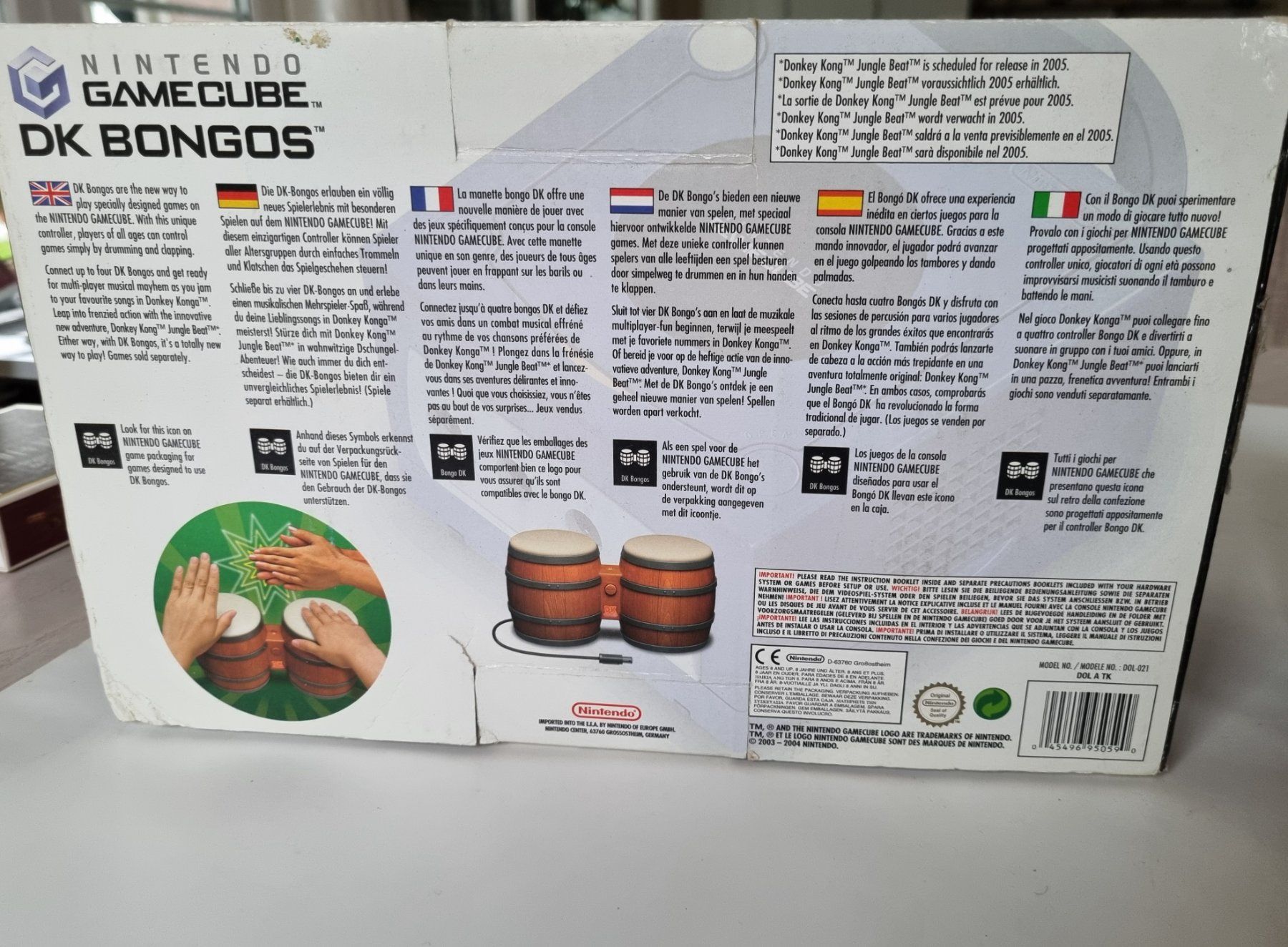 Strumenti musicali: DK Bongos GameCube Controller mit OVP – Usato da Opfikon venduto da Diversamente 5