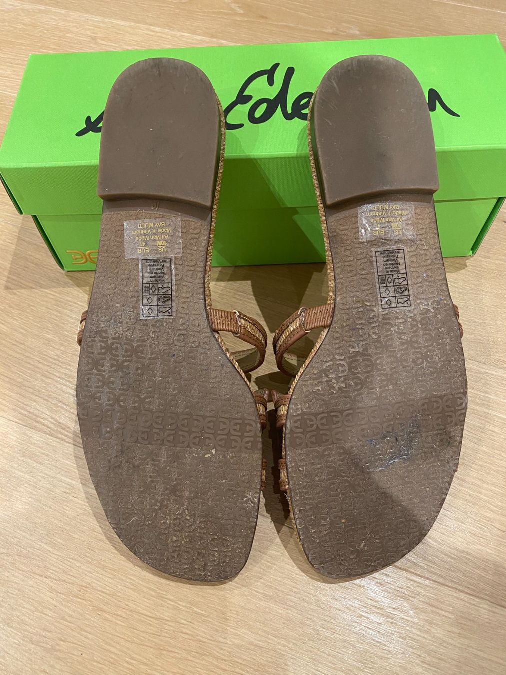 Sam Edelman Scarpe da donna: Sam Edelman Pantoletten, braun, Gr. 41 oder US10M – Usato da Regensdorf venduto da Pointer2009 2
