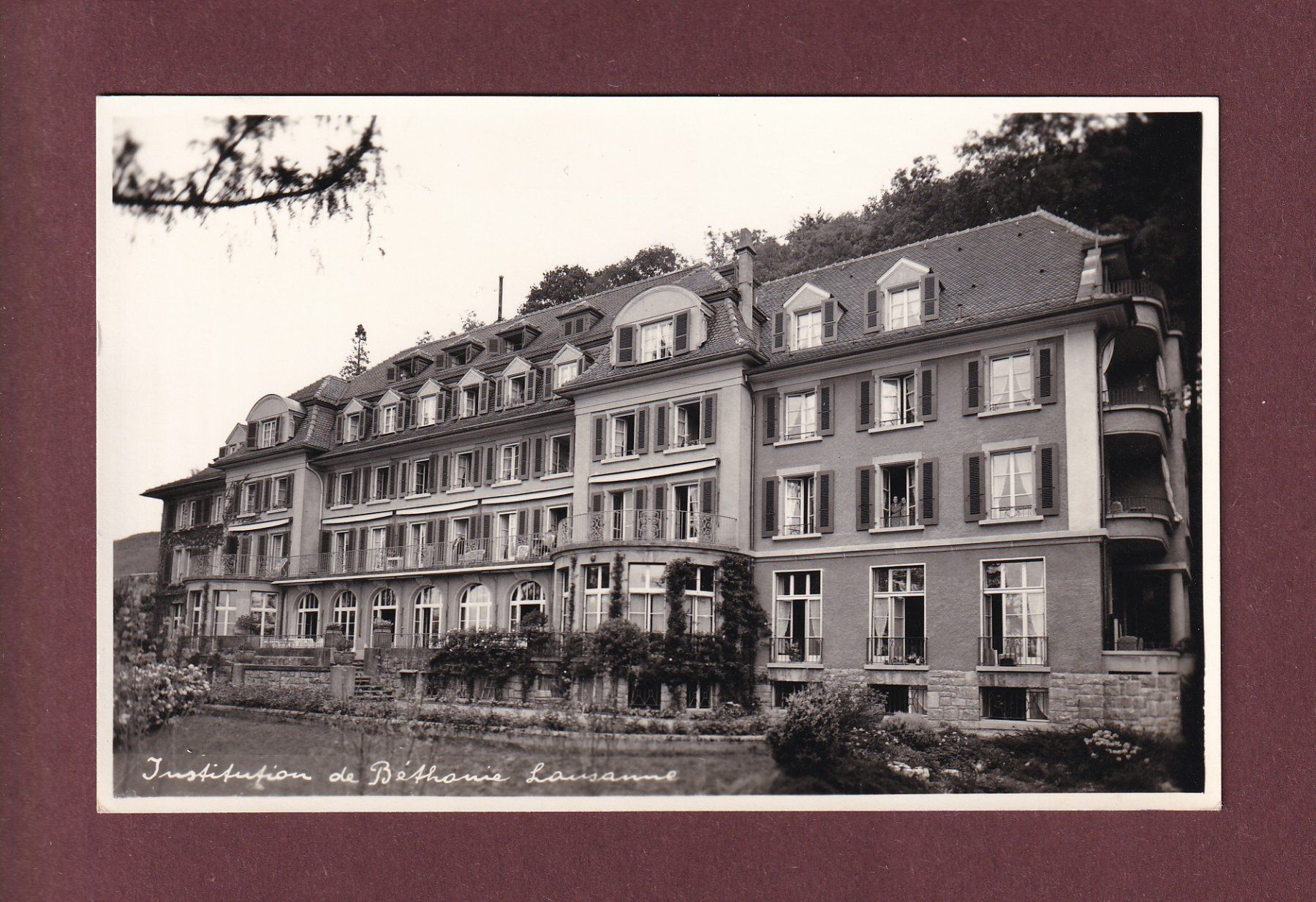 Ansichtskarten: LAUSANNE - Institution de Béthanie - 1966 – Gebraucht aus Pully von nicecards