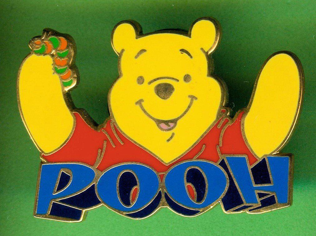 Disney Placchette & Badge: DISNEY  Winnie Puuh   POOH – Usato da Winterthur venduto da Sammleroase