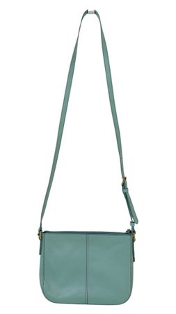 Fossil Leather Crossbody Bag Mint Used