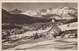 Pontresina mit Julierkette 1934