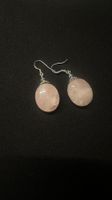 Boucles d'oreilles Quartz Rose véritable