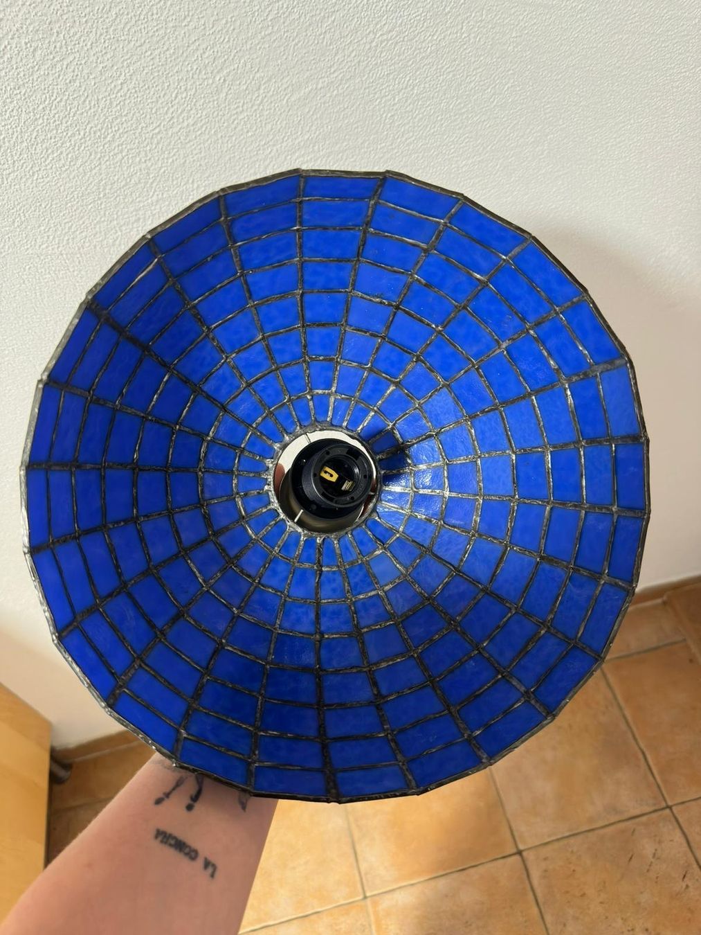 Kronleuchter & Deckenlampen: Coole, blaue Deckenlampe – Gebraucht aus Glarus von laura_o 1